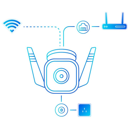 Caméra de surveillance d'extérieure TP-LINK TAPO C310 / WiFi / Full HD / 3MP - TP-Link - photo 11