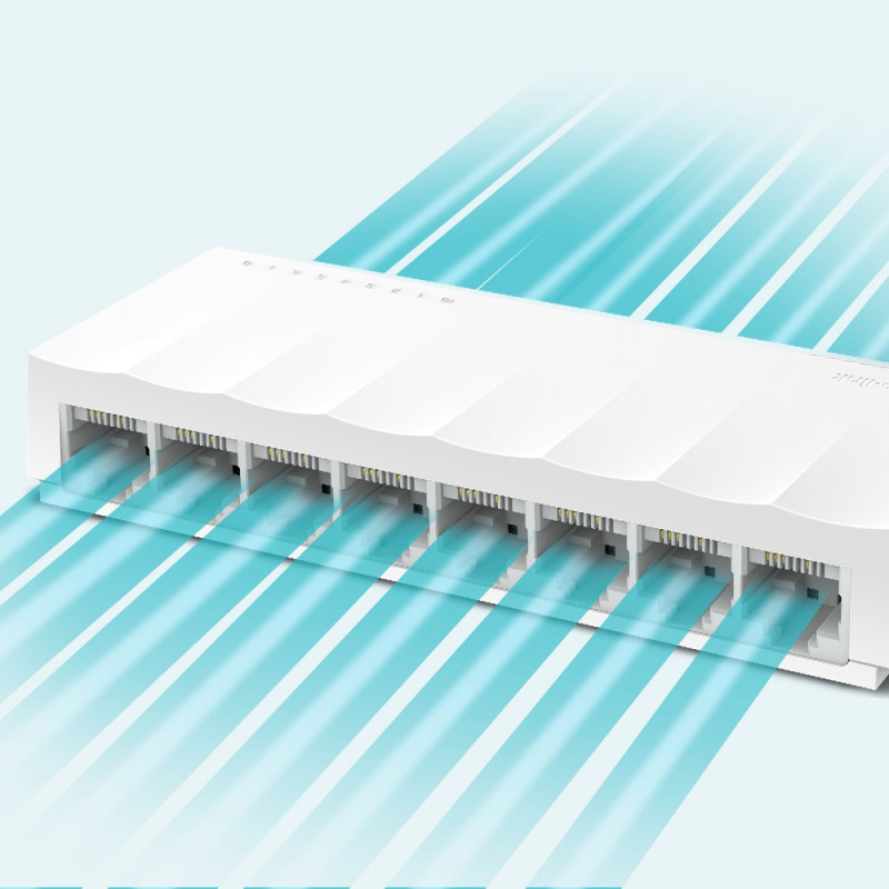 Switch de bureau TP-Link LiteWave LS1008 / 8 Ports 10/100 Mbps - TP-Link - photo 2