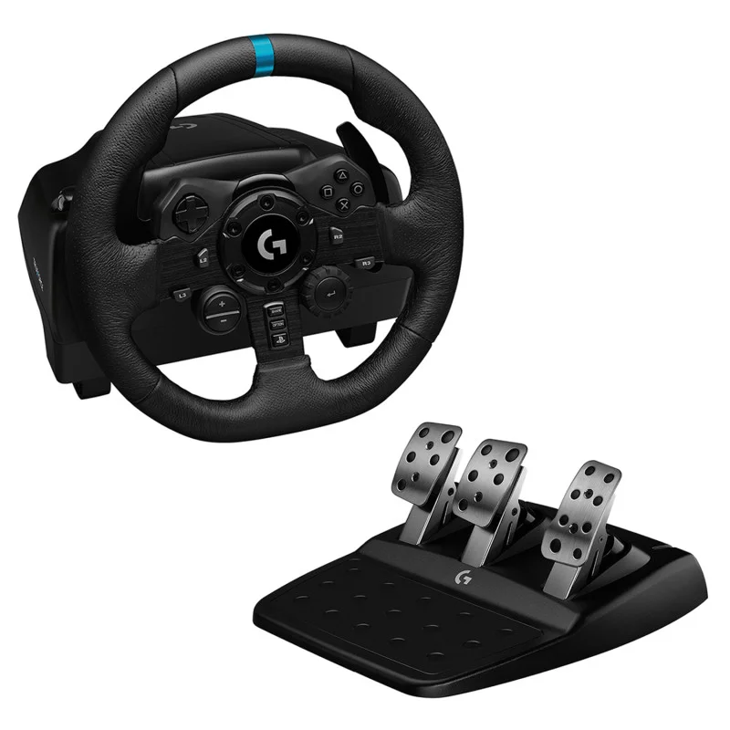 Volant de course avec pédales Logitech G G923 pour PC / PlayStation 4 & 5