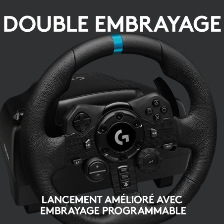 Volant de course avec pédales Logitech G G923 pour PC / PlayStation 4 & 5 - Logitech - photo 11