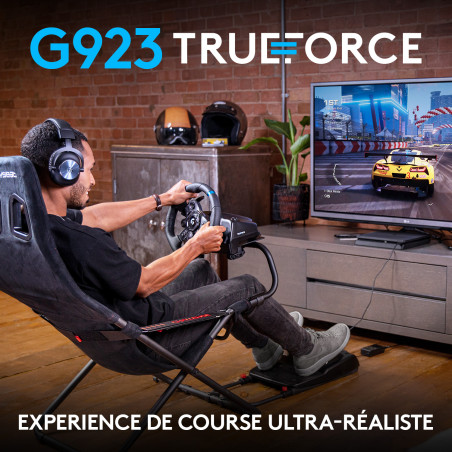 Volant de course avec pédales Logitech G G923 pour PC / PlayStation 4 & 5 - Logitech - photo 9