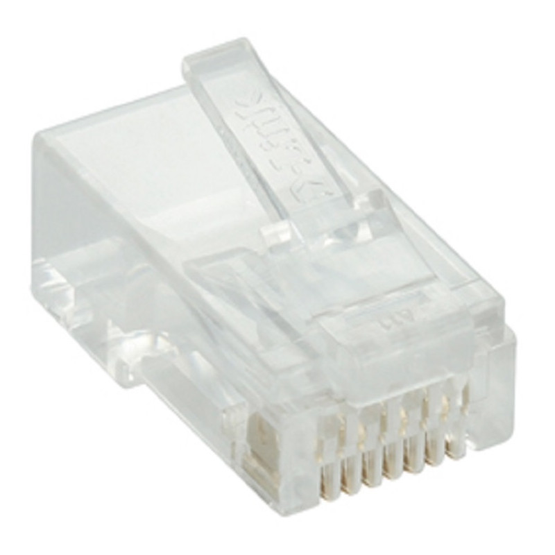 100x Connecteurs modulaire RJ45 UTP Cat6 / Transparent - photo 2