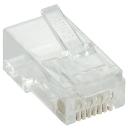 100x Connecteurs modulaire RJ45 UTP Cat6 / Transparent - photo 3