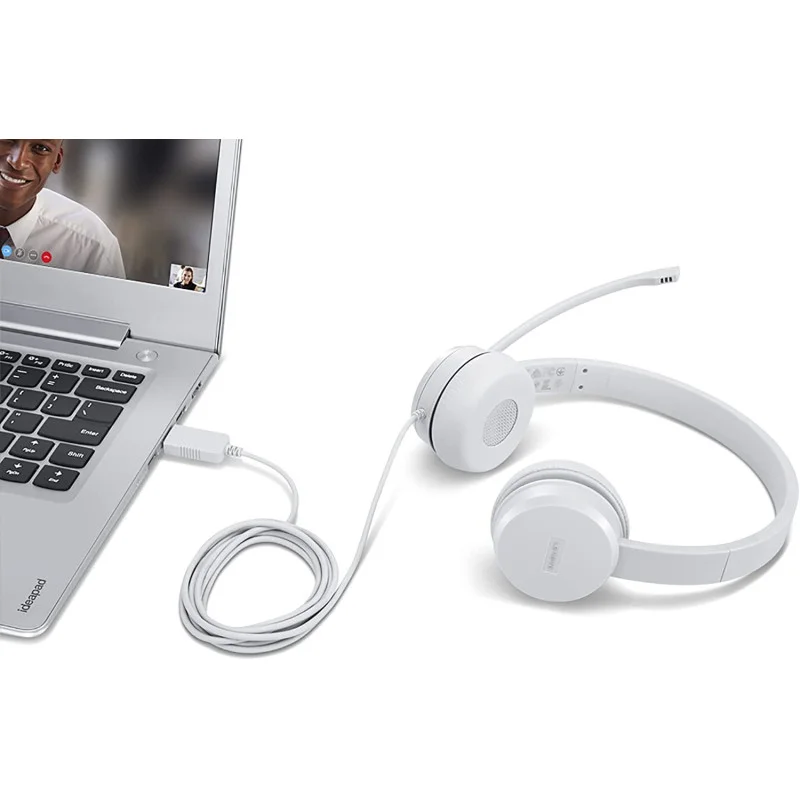 Casque Analogique Lenovo 110 / Gris - Lenovo - photo 4