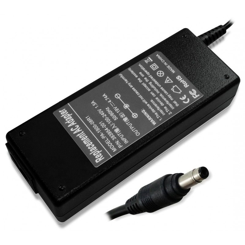 Chargeur ADAPTABLE pour Pc portable HP 18.5V / 3.5A Petit Bec - HP - photo 1