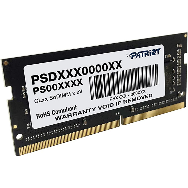 Barette Mémoire Patriot Signature SO-DIMM DDR4 CL17 / 8 Go / 2400MHz - photo 1