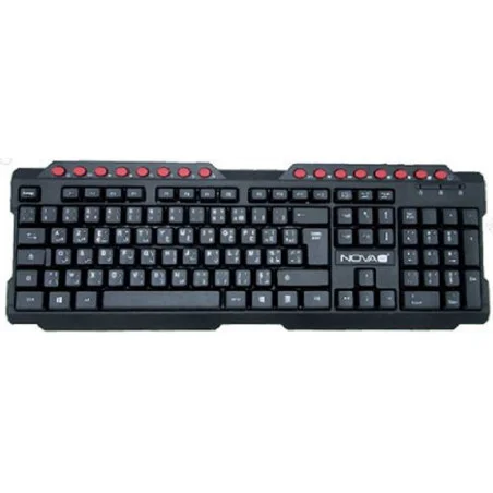 Clavier USB MultiMedia Nova NT-K8113M Azerty + Bilingue - photo 3