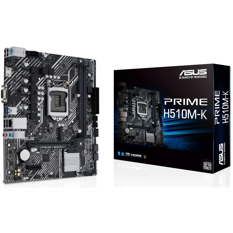 Carte mère Asus Prime H510M-K / Micro-ATX / DDR4 - Asus - photo 1
