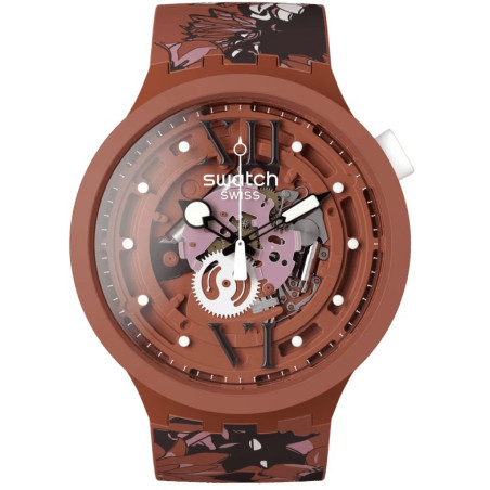 MONTRE MIXTE SWATCH CAMOFLOWER COTTON SB05C100 - photo 7