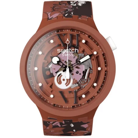 MONTRE MIXTE SWATCH CAMOFLOWER COTTON SB05C100 - photo 7