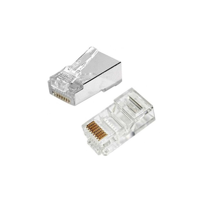 Lot de 100 Connecteurs RJ45 Cat 5 UTP - photo 1