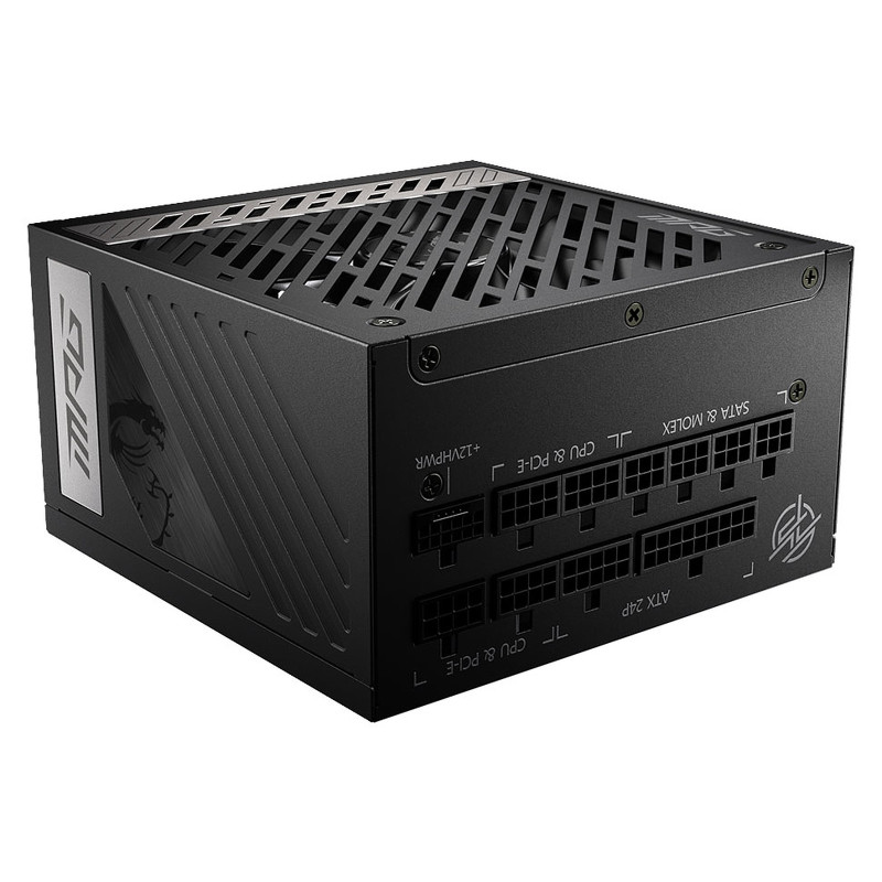 Boîte d'alimentation MSI MAG A1000G / 1000 Watts / ATX / 80 PLUS Gold / Noir - MSI - photo 4