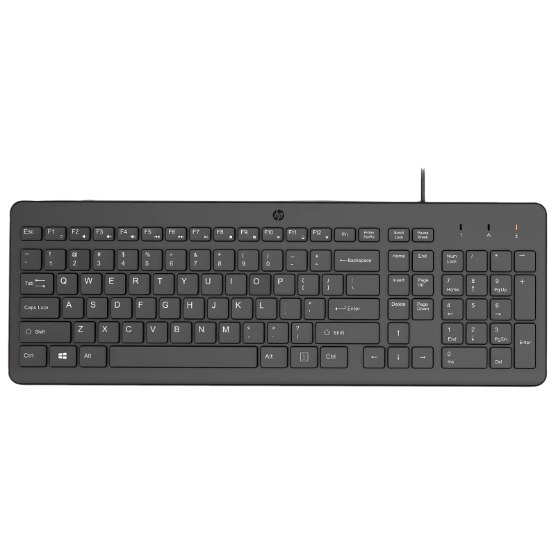 Clavier filaire HP 150 Azerty  / Noir