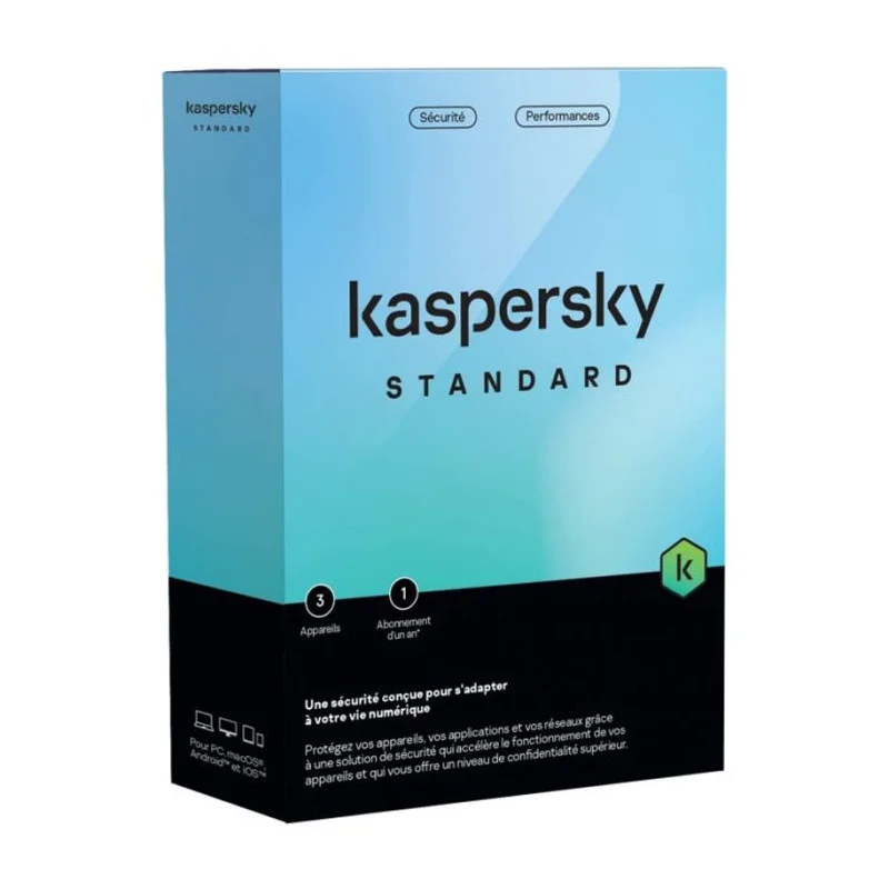 ANTIVIRUS KASPERSKY STANDARD PROTECTION / 3 poste / 1 an - photo 1