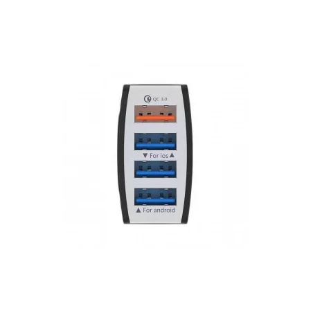 Chargeur Allume-cigare de voiture 48 W / 4X USB / 7A / Noir - photo 5