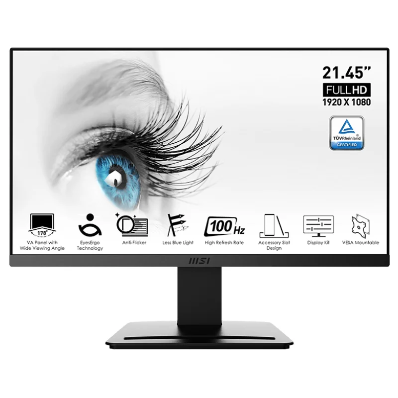 Écran MSI Pro MP223 E2 21.45" Full HD VA / 100 Hz / Noir