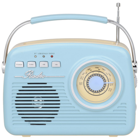 HAUT-PARLEUR BLUETOOTH ET RADIO FM AKAI ER68B / BLEU - photo 5