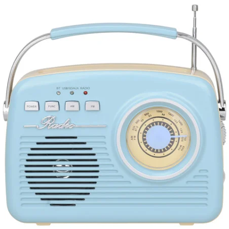 HAUT-PARLEUR BLUETOOTH ET RADIO FM AKAI ER68B / BLEU - photo 5
