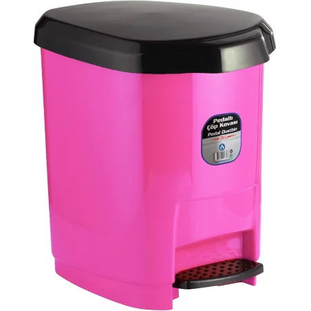 CORBEILLE A PAPIER ARK 1580 AVEC PEDAL / 20 LITRES / ROSE - photo 3