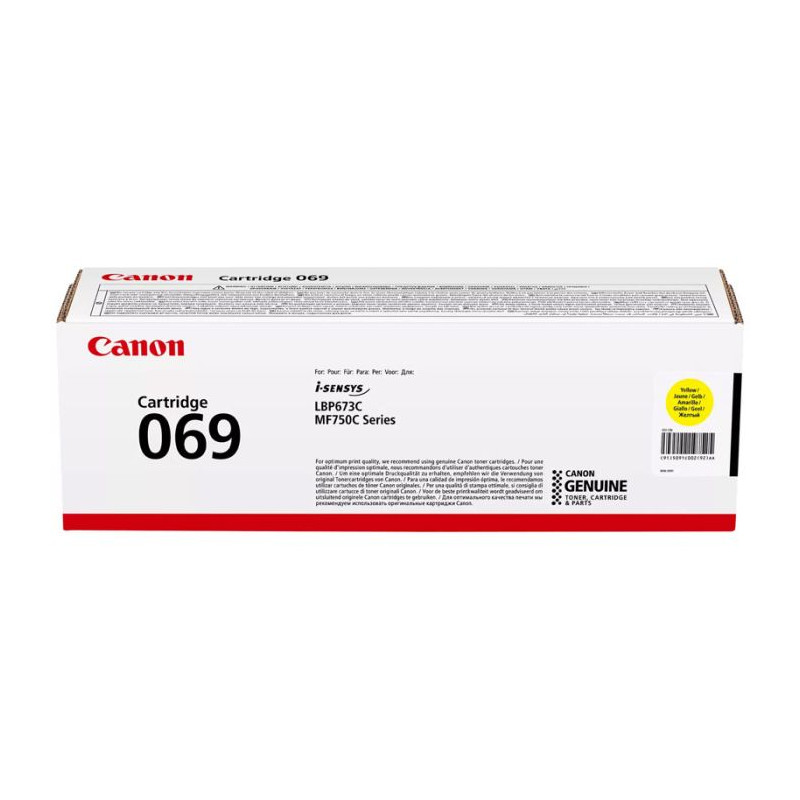 Toner Adaptable CANON CRG 069 Y / Yellow - Canon - photo 2