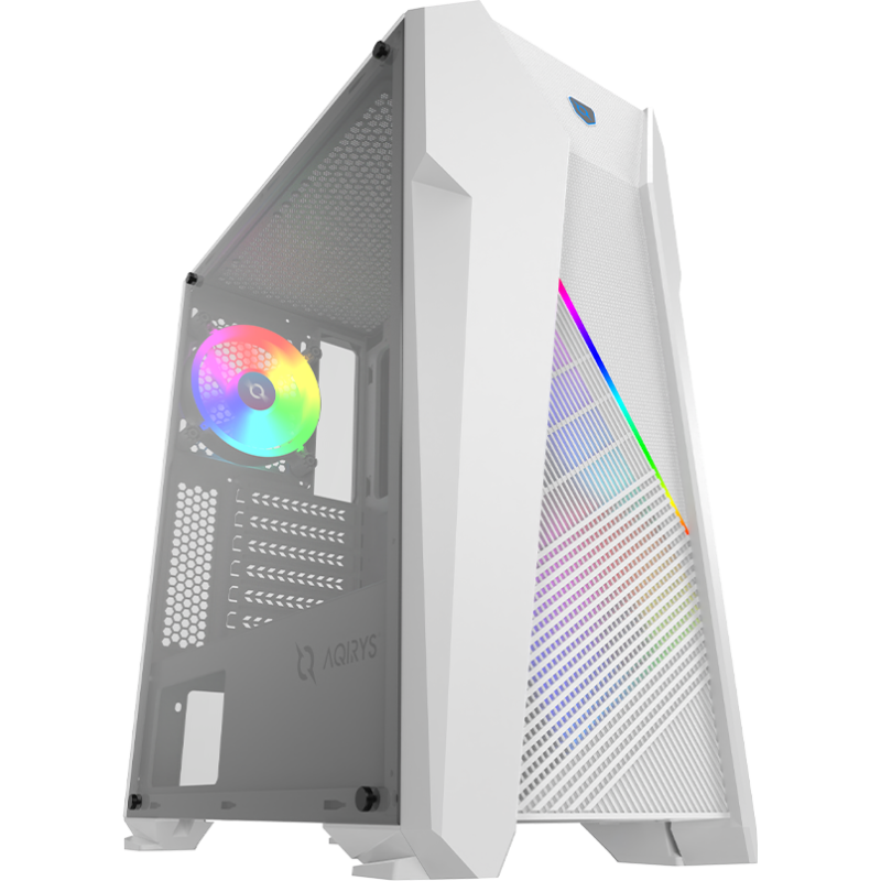 Boîtier Gamer Midi Tour AQIRYS-CANOPUS ARGB / Blanc - photo 1