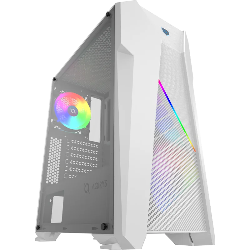 Boîtier Gamer Midi Tour AQIRYS-CANOPUS ARGB / Blanc - photo 1