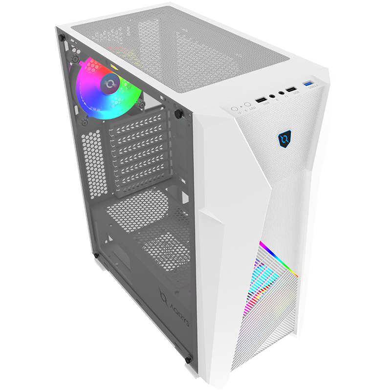 Boîtier Gamer Midi Tour AQIRYS-CANOPUS ARGB / Blanc - photo 3