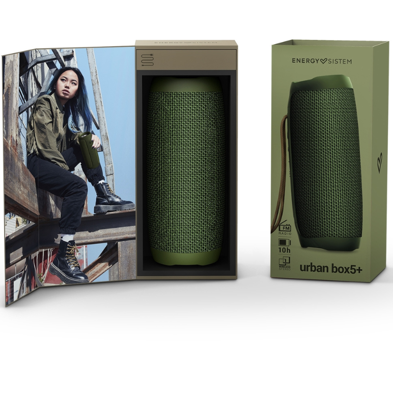 Enceinte Portable Bluetooth Urban Box 5+ Army Ocean Energy Sistem / Vert - photo 6