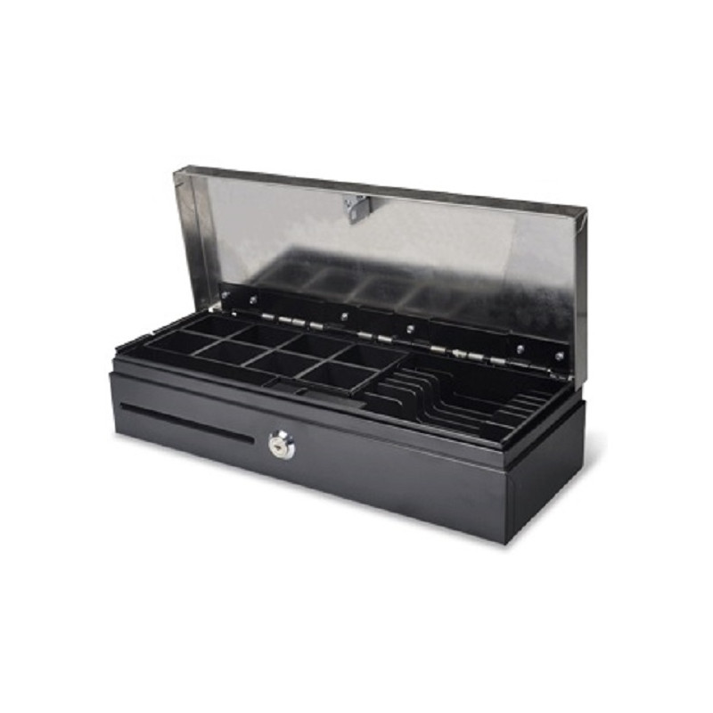 Tiroir Caisse 71SS 460A RJ 6bills / 8coins / NOIR / INOX - photo 1
