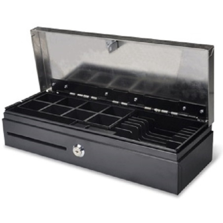 Tiroir Caisse 71SS 460A RJ 6bills / 8coins / NOIR / INOX - photo 3