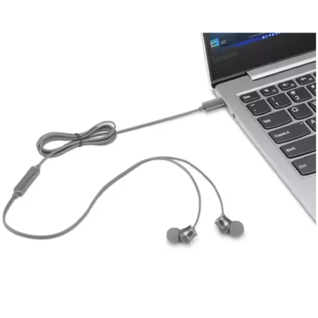 Écouteurs filaires intra-auriculaires Lenovo 300 / USB-C / Gris - Lenovo - photo 17