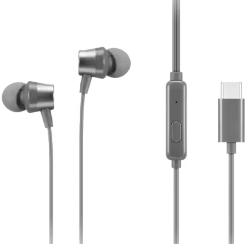 Écouteurs filaires intra-auriculaires Lenovo 300 / USB-C / Gris - Lenovo - photo 3
