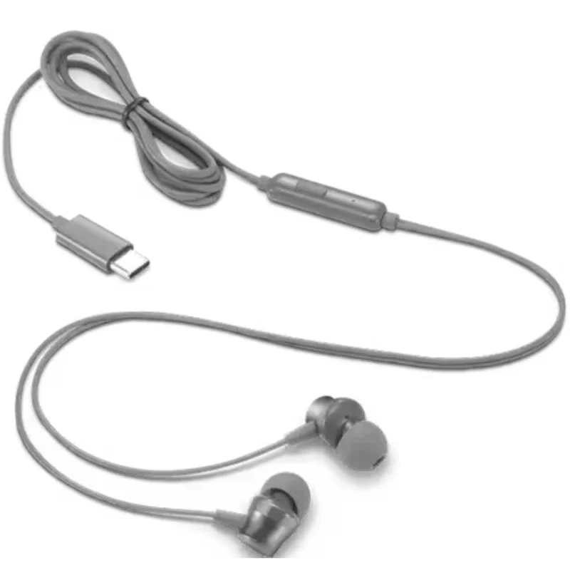 Écouteurs filaires intra-auriculaires Lenovo 300 / USB-C / Gris - Lenovo - photo 5