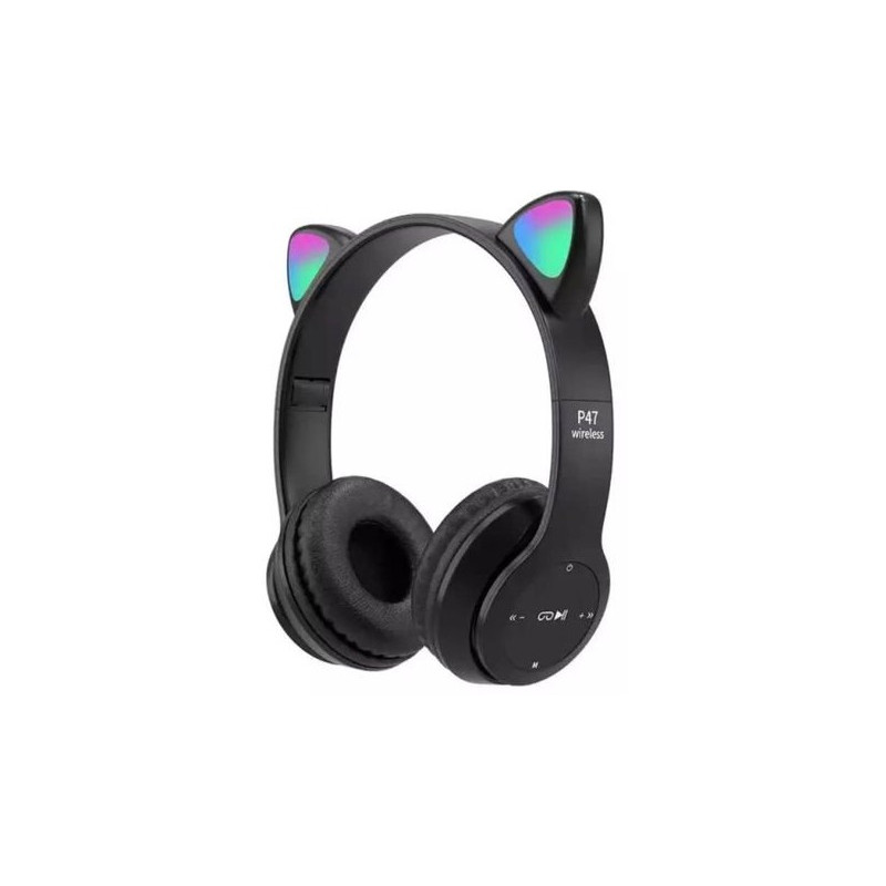 Casque-Micro Bluetooth P47 / Noir - photo 1