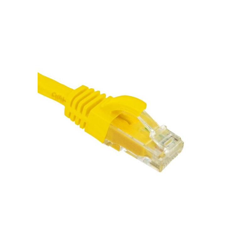 Câble Réseau 1M cat 6 UTP / Jaune - photo 2