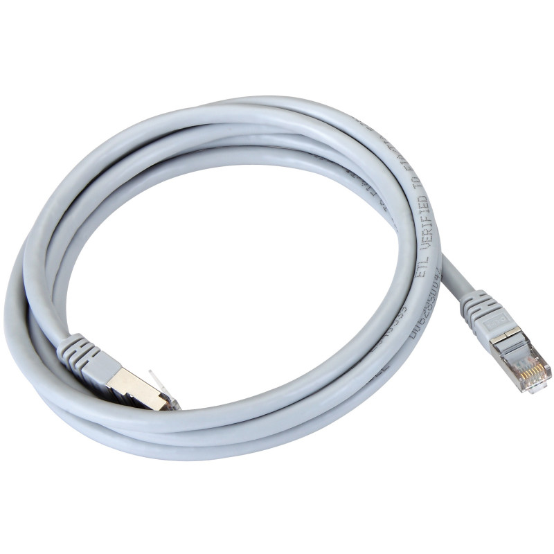 Câble RJ45 Cat6 STP 1M Gris