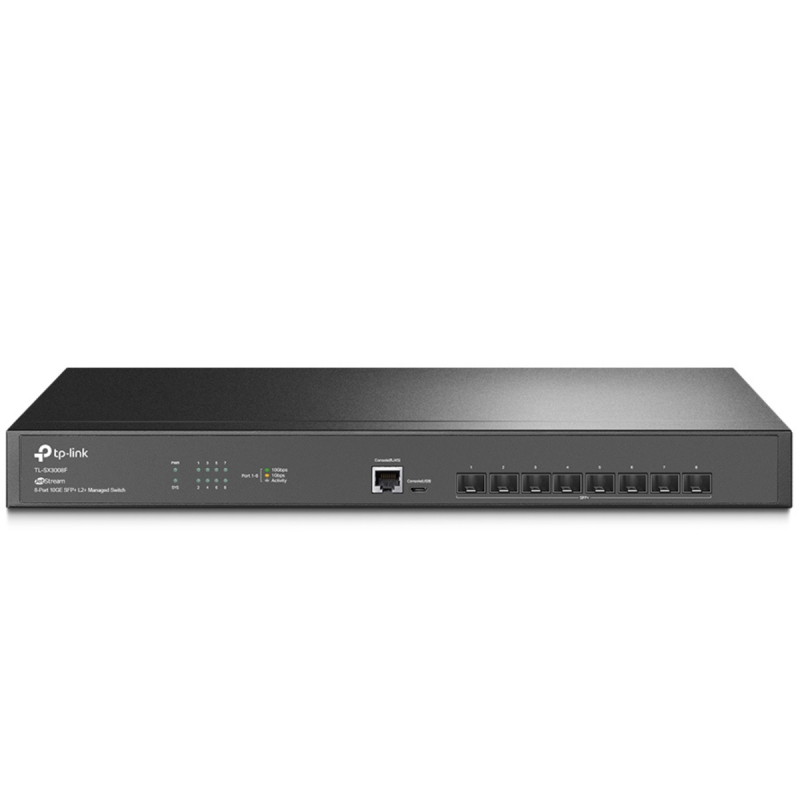 Switch manageable JetStream TP-Link TL-SX3008F 8 ports 10GE SFP+ L2+ - TP-Link - photo 1