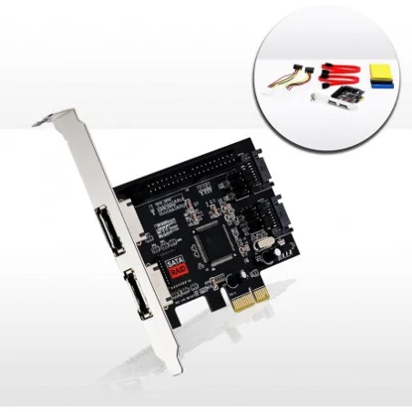 Carte PCI-E avec 2 ports SATA 1ports IDE - photo 5