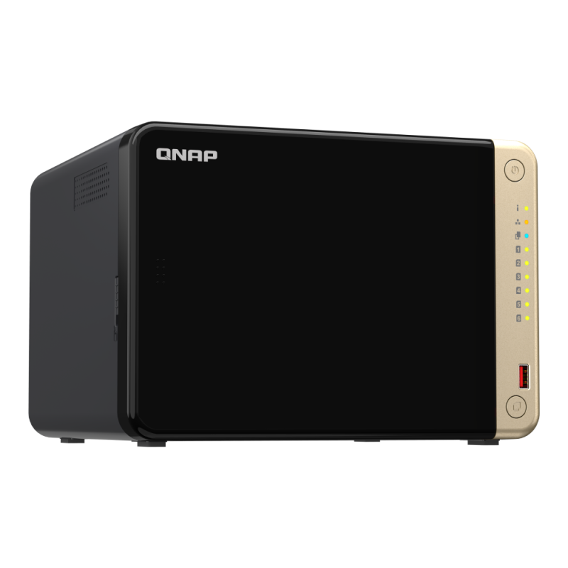 Serveur NAS QNAP TS-664-8G / INTEL CELERON N5095 / Noir - Intel - photo 1