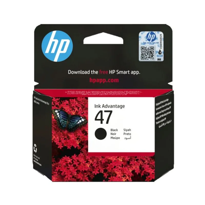 CARTOUCHE HP ORIGINALE HP 47 / Noir - HP - photo 1