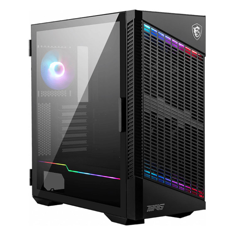 Boîtier gaming Moyen Tour MSI MPG VELOX 100P AIRFLOW / ATX / ARGB  / Noir - MSI - photo 1