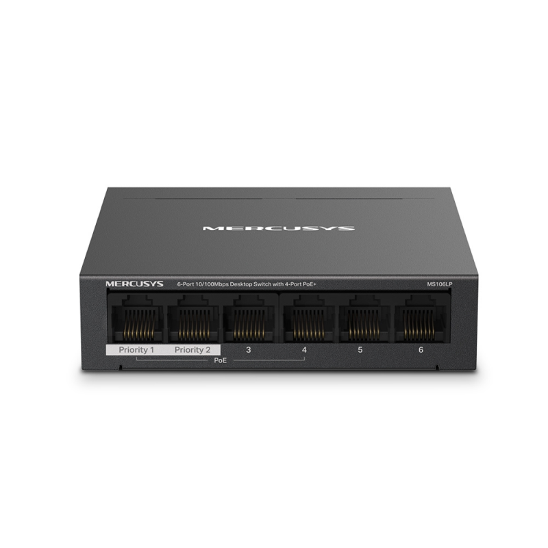 Switch De Bureau Mercusys MS110P / 10 ports 10/100 Mbps avec PoE+ 8 ports - photo 1