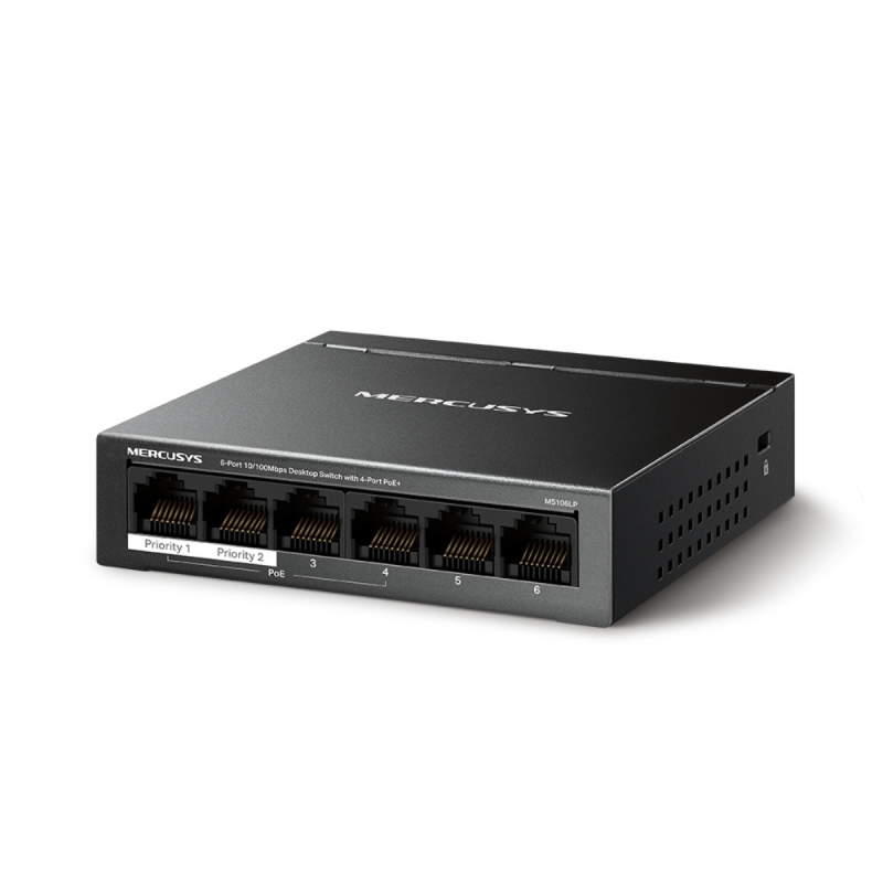 Switch De Bureau Mercusys MS110P / 10 ports 10/100 Mbps avec PoE+ 8 ports - photo 2