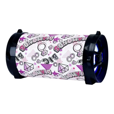 Haut-Parleur Sans Fil AKOR Tube HP670P / 10 W / Bluetooth  / Blanc - photo 3