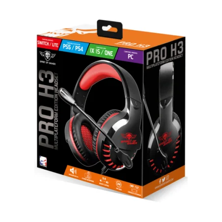 Casque Gaming Spirit of Gamer PRO-H3 / Rouge - Spirit of Gamer - photo 8