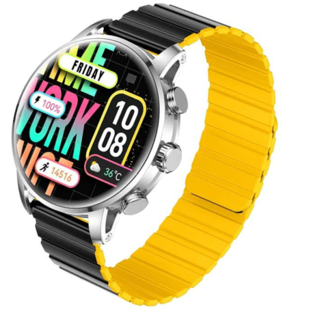 MONTRE CONNECTÉE Kieslect Smart Calling Watch Kr2 / Noir Avec Casque Bluetooth P9 Noir - photo 11