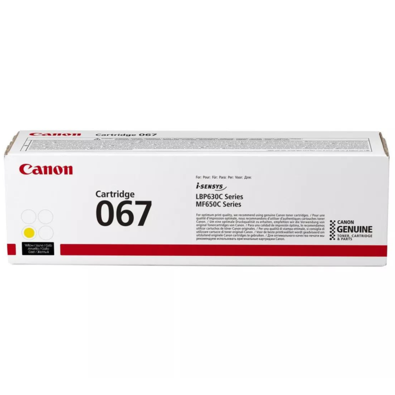 Toner Originale Laser Canon 067 / Yellow / 1250 Pages - Canon - photo 1