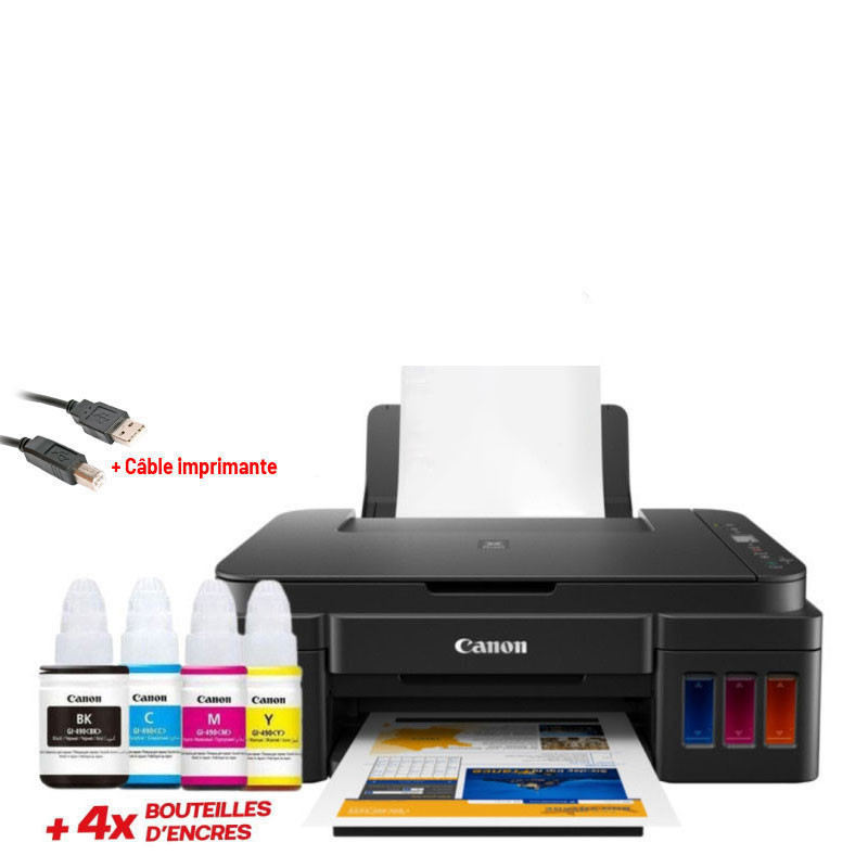 Imprimante Multifonction réservoir intégré CANON PIXMA G-2410 Couleur USB 3en1 - Canon - photo 1