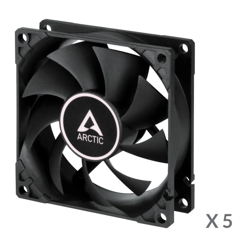 Ventilateur de boîtier Arctic F8 80 MM / 5 Pièces / Noir - photo 2