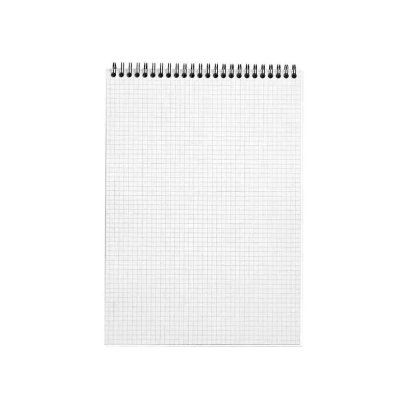 BLOC NOTE WIRO KO A5 / 100 PAGES 5X5 / COUVERTURE EN CARTON / 80G